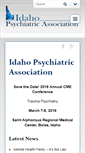 Mobile Screenshot of idahopsychiatric.org