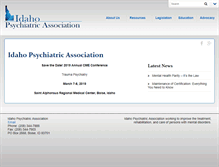 Tablet Screenshot of idahopsychiatric.org